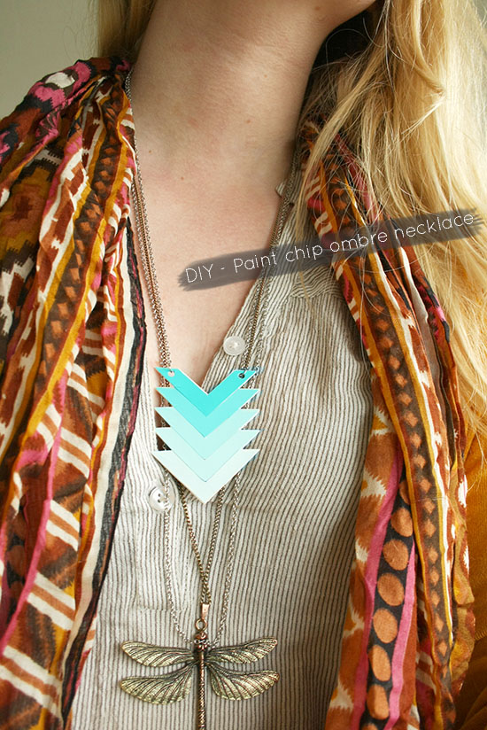 DIY-Paint-chip-ombre-necklace-2